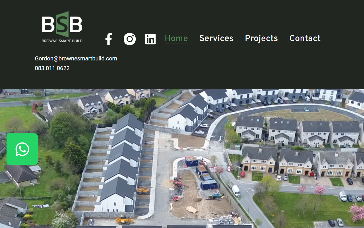 Browne Smart Build website