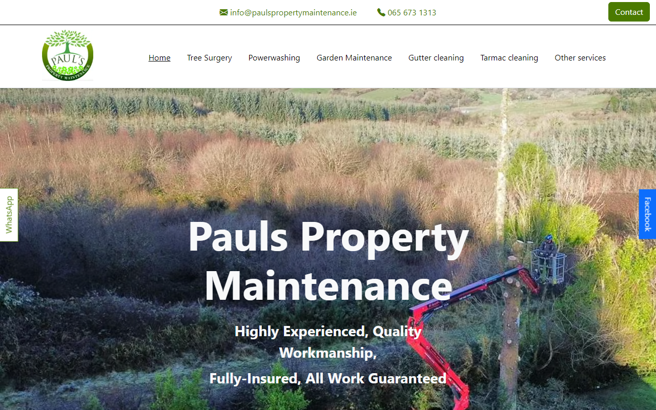 Pauls Property Maintenance website